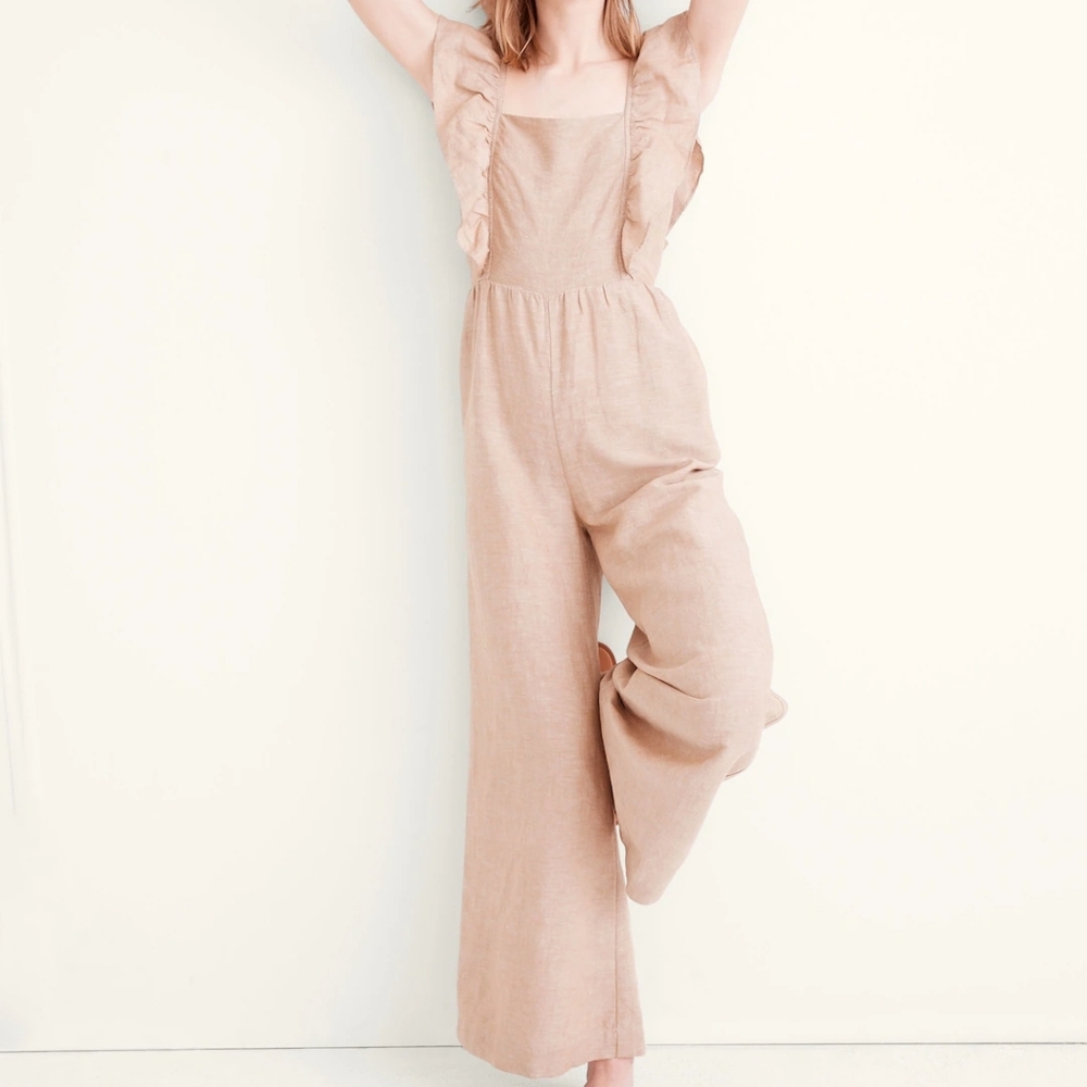 Madewell Cream Leggings with Elegant Minimalist Design